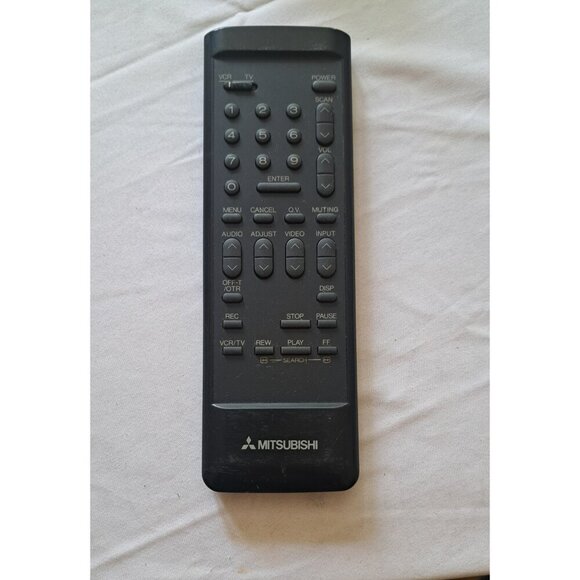 Mitsubishi Black 290P005A6 TV Remote Control CK CS HS VS Rectangular Original - Picture 1 of 2